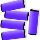 Neoprene Luggage Handle Wraps for Traveling Bright Color Luggage Identifiers|Handle Wraps|Handle Covers (Lavender)
