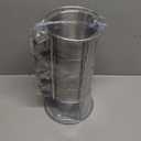 Yummy Sam 4PCS 10oz Stainless Steel Mug Set with Handle, Stackable Camping Coffee Mugs, Insulated 300ml Double Wall Coffee Cups with Rack Cappuccino/Latte Mugs Latte Cup (Silver)