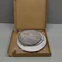 Barydat 6 Pieces Boho Plant Wall Art Decor Wooden Boho Farmhouse Rustic Bohemian Wall Hanging for Bedroom Living Room Office(Round,8 Inch, 10 Inch) (Neutral)