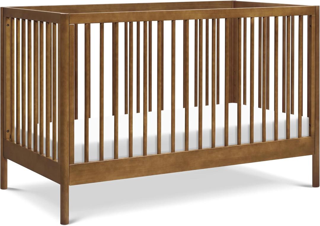 Davinci Birdie 3-in-1 Convertible Crib, GREENGUARD Certified, Walnut