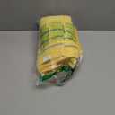 MyOwn Ultra Soft 3 Pack Cotton Towel Set, Contains a Bath Towel 28x55 inch, a Hand Towel 16x24 inch & Wash Coth 12x12 inch, Ideal Everyday use, Compact & Lightweight - Lime Yellow, 71671