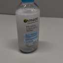 Garnier Micellar Water for Waterproof Makeup, Hydrating Facial Cleanser & Makeup Remover, Suitable for Sensitive Skin, Vegan, Cruelty Free, 13.5 Fl Oz (400mL)