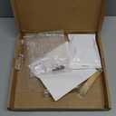 YestBuy 4 Tier Cupcake Stand Acrylic Tower Display with LED Light Premium Holder Dessert Tree Tower for Birthday Candy Bar Dcor Weddings, Parties Events (Yellow Light)