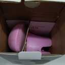 PRITECH Facial Cleansing Brush, Rechargeable Silicone Face Scrubber with Heat Massage End, Vibrating Exfoliator Scrubber for Deep Cleaning, Waterproof Face Brush for Women and Men (Pink)