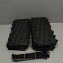 BLACKVINE 20Pcs 20ft (5'' Exposed Height) Plastic Landscape Edging Border,Flowerbed Garden Border Edging for Landscaping,Flower Bed Lawn Yard Edging Borders,Garden Edger Border Divider - 3D Weaving