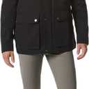 Andrew Marc Men's Softshell Jacket, NAVY (CULLEN), Medium (XX-Large, Black (Barn Jacket))
