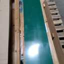 Backyard Discovery Buckley Hill Cedar Wood Swing Set with Wave Slide, Play Deck, Rock Wall Ladder, Belt Swings, Chalkboard, Canopy Roof, Outdoor Playset (Green)