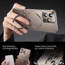 IMCHEN for iPhone 16 Pro Max Case - Magnetic 360 Rotatable Ring Stand, Metal Heavy-Duty Protection, Desert