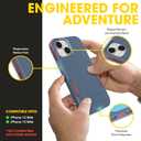 OtterBox iPhone 13 Mini and 12 Mini (Only) Commuter Series Case Thin, Dual-Layer, Pocket-Friendly, Port Cover Blue/Pink
