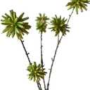 Melorca&Guilla Artificial Plants, 4PCS 35.4" Green Faux Branches for Vase, Faux Greenery Stems Fake Plants for Shop Garden Office Home Décor