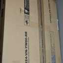 Rolanstar Corner Desk, 44.5" W x 34.5" H Small Computer Desk with Power Outlets, Gaming Desk with LED Lights, Triangle Corner Desk with Keyboard Tray & Monitor Stand for Small Space, Rustic Brown