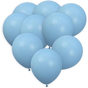 3 x Light Blue Balloons 50 Pack, 12 Inch Latex Baby Blue Balloons, Balloon Pack For Birthdays, Weddings, Baby Showers, Holidays