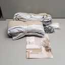 90 Inch 100% Blackout Linen Pleated Curtains 2 Panels for Living Room Pinch Pleated Back Tab Black Out Drapes Memory Shape Taupe Heat Reducing Pinch Pleat Window Curtains for Bedroom 90 Inches Long (Burlywood Birch)