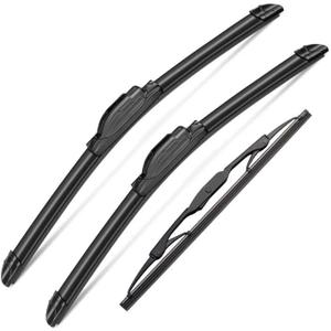 3 Wipers Set for Hummer H2 2003 2004 2005 2006 2007 2008 2009, Original Equipment Windshield Wiper Blades Front - 16"+16" with 10 Inch Rear Windshield Wiper Blade (Pack of 3) J- HOOK