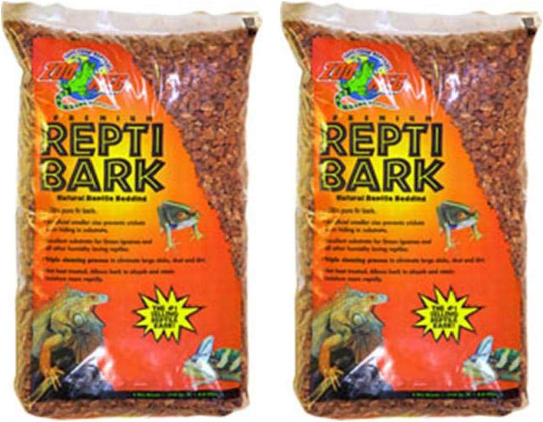 2-PACK Reptile Bark Fir Bedding, 4 Quarts