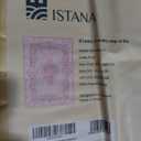 Istana 9x12 Area Rug - Pink 9 x 12 Area Rugs for Living Room - Foldable 9x12 Rugs for Bedroom/ Living Room Rug - Stain Resistant Washable & Eco-Friendly Area Rugs