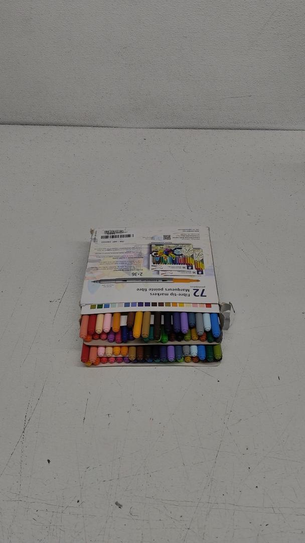 72 Pieces Fiber-tip Markers