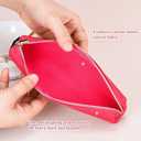 Small pencil case, pink pencil case for adult. fasion Pen case Hot pink Calssic small pen bag
