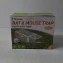 Kensizer 2-Pack Animal Humane Live Cage Trap That Work for Rat Mouse Chipmunk Mice Voles Hamsters and Other Small Rodents, Trampa para Ratones, Catch and Release (Medium (Set of 2))