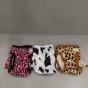 wegreeco Dog Diapers Female (3 Pack), Highly Absorbent Puppy Doggie Dog Diapers for Female Dogs Period, Washable Doggy Diapers for Dogs in Heat, Small Medium Large Size (Cow Pattern, Small)