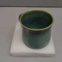 21 oz Large Ceramic Coffee Mugs, Pottery Mug Handmade, Ceramic Tea Cups with Handle for Office and Home, Dishwasher and Microwave Safe (Crystal Green)