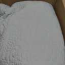 PHF Marshmallow Puff Comforter Set Queen Size, 3 Pieces Ultra Soft Lightweight Bedding Set for All Season, Pattern Textured 1 Comforter with 2 Pillow Shams, Light Grey