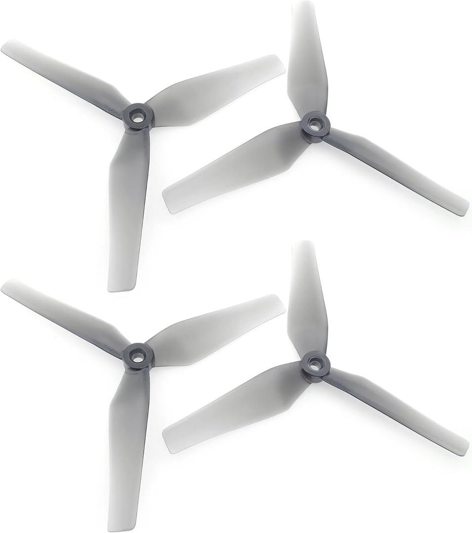 8pcs HQProp D6X4.5X3 6045 6 Inch 3-Blade Propellers Set (4X CW / 4X CCW) Poly Carbonate