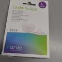 Ardo Tulips Contact Nipple Shields for Breastfeeding, Made in Switzerland, 2 Count with Carrying Case, BPA Free, (Size L, 24mm)