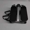 Sunny Health & Fitness Mini Stepper for Exercise at Home, Stair Step Workout Machine with Resistance Band and Over 300lb Weight Capacity, Optional Twist Motion and Free SunnyFit App Connection