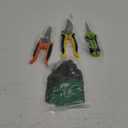 3 Pack Garden Pruning Shears Stainless Steel Blades Handheld Pruners Set with Gardening Gloves