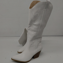 Arromic Cowboy Boots for Women Comfortable Womens Embroidered Western Cowgirl Knee High Boots Pointed Toe Zipper Chunky Heel Country Outfit Retro Tall Boots 6.5