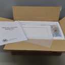 ChooChoo Small Bathroom Storage Cabinet, Narrow Toilet Paper Cabinet with 2 Door and Shelves, Freestanding Bathroom Floor Cabinet and Organizers for Small Spaces, 7.8" D * 15.7" W * 30.7" H, Black