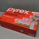 Pyrex Freshlock (4-Pack) Mixed Sized Glass Food Storage Containers Set, Airtight & Leakproof Plastic Locking Lids BPA-Free, Meal Prep Containers Set, Freezer Dishwasher Microwave Safe