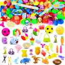 168 Pcs Prefilled Easter Eggs with Toys Inside,Easter Basket Stuffers Gifts in Surprise Eggs,Easter Toys Bulk,Prizes Classroom Events,Eggs Fillers,Easte Party Favors