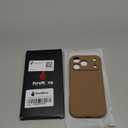 FireNova Magnetic for iPhone 17 Pro Case, Compatible with MagSafe, [Integrated Silicone Camera Control Button] [Camera Protection] Anti-Scratch Microfiber Lining Phone Case, 6.3", Light Brown