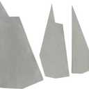 Santa Barbara Design Studio Honeycomb Paper Christmas Trees - 3D Foldable Fir Tree Holiday Centerpiece Blue, 48" Tall, Balsam - Frosted Sage