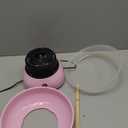 Cotton Candy Machine for Kids & Family, Mini Pink Vintage Cotton Candy Maker with 40 Sticks & Sugar Scoop, Ideal for Birthday Christmas Party Gifts