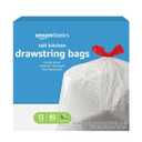 Amazon Basics Flextra Tall Kitchen Drawstring Trash Bags, Fresh Scent, 13 Gallon, 90 Count