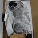 Cenzhiwen Dual 2-Trumpet Metal Air Horn for truck Kit with 2 air Compressors,12V 150dB Ultra Loud Impact Train Car Horn Moto Horn is Suitable for Pickup/SUV/Boat And Other Vehicles (Black with button)