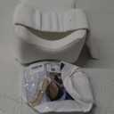 Knee Pillow for Side Sleepers with Adjustable Strap  Memory Foam Leg Cushion, Comfortable Sleeping Support for Sciatica Relief, Back, Hip, Knee & Joint Pain, Spine Alignment (White)