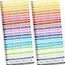 Zodaca 52-Pack Woven HWLF Bracelets for Men and Women - Adjustable He Would Love First Bracelet for Inspirational Gifts, Church Fundraisers, Sunday School (26 Assorted Colors)