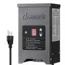 DEWENWILS 200W Weatherproof Low Voltage Landscape Lighting Transformer, 120V to 12/15V AC, Metal Low Voltage Landscape Transformer with Photocell & Timer, Multi Zone Landscape Lighting Transformer
