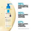 La Roche-Posay Lipikar AP+ Gentle Foaming Cleansing Oil, Gentle Oil Cleanser for Face and Body Formulated with Niacinamide, Long-Lasting 24-hour Hydration, Fragrance-Free & Soap Free