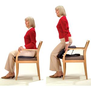 Carex Upeasy Seat Assist Plus - Portable Self-Powered Lifting Seat Cushion for Chairs, 70% Weight Support up to 340 lbs. - Lift Assist for Seniors and Mobility Support