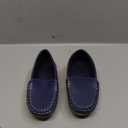 RVROVIC Kids Girls Boys Slip-on Loafers Oxford PU Leather Flats Shoes(Toddler/Little Kid), Size 28
