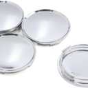 uxcell 4pcs 63mm Dia 4 Lugs Auto Car Tire Wheel Rim Center Hub Caps Cover Silver Tone