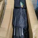 COBIZI 10x20 Heavy Duty Pop up Canopy Tent with 6 sidewalls Easy Up Commercial Outdoor Wedding Party Tents for Parties All Season Wind & Waterproof Gazebo Roller Bag, Black(Frame Thickened)