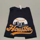 Baseball Shirt Fan Cityscape T-Shirt with Urban Skyline Graphic (Large)