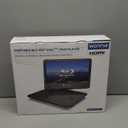 WONNIE 16.9" Portable Blu Ray Player with 14.1" 1080P Full HD Large Swivel Screen, Blu-ray DVD Player with HDMI Out & AV in, 4-5 Hours Rechargeable Battery, Support MP4, MOV Video & USB/SD Card