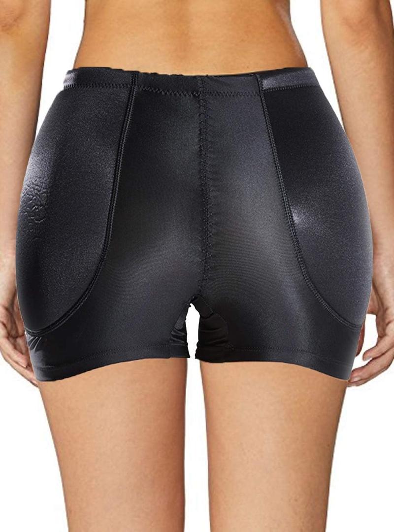 Women Hip Enhancer Panties Boy Shorts Padded Body Shaper Butt Lifter Shapewear Underwear Pads Tummy Control Seamless (Small, Black) Women Hip Enhancer Panties Boy Shorts Padded Body Shaper Butt Lifter Shapewear Underwear Pads Tummy Control Seamless (Small, Black)